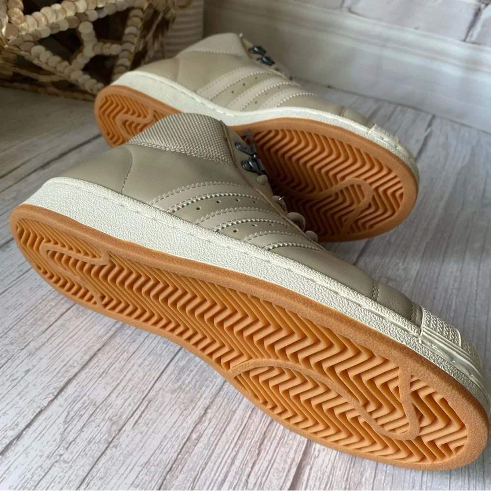 ADIDAS - PRO MODEL SHELL TOES BEIGE SNEAKERS - Picture 7 of 9